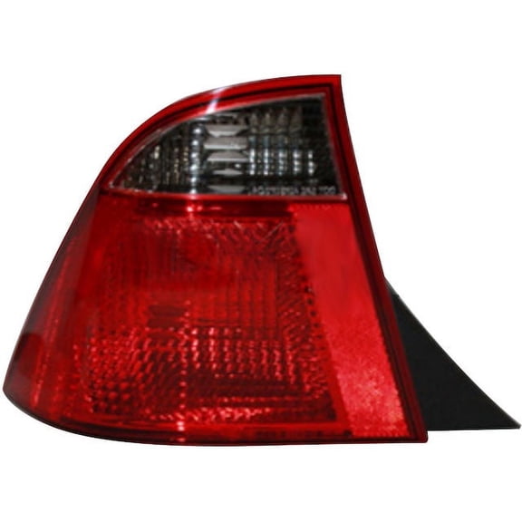 Left Tail Light Assembly - Compatible with 2005 - 2007 Ford Focus Sedan 2006