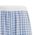 thumbnail image 3 of Iyufng Summer Checkered Straight Leg Pants for Girls, Children Sports Pants with Elastic Waistband, 3 of 4