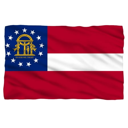 - Georgia Flag Fleece Blanket