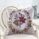 thumbnail image 4 of 17.7 Inches 45cm Wide Wide Pack Of European Emboss Flower Pillows Sofa Waist Cushions Car Bedrooms Home Backrests Pillowcases, 4 of 6