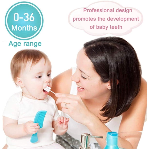 Cepillo De Dientes De Gasa Para Bebés Cepillo De Dientes De Gasa Desechable Cepillo De Dientes De Gasa 30 Piezas Cepillo De Dientes De Gasa Para Bebés Suave Gasa Desechable ANGGREK Gauze Toothbrush