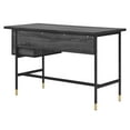 thumbnail image 4 of Modway Nexus Metal Tubular Frame Home Office Desk in Black Charcoal/Gold, 4 of 10