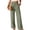 Army Green, variant on Women's Frayed Hem Military Green Knit Flare Pants Boho Pants For Women Harem Pants Women Loose Pants