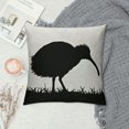 thumbnail image 2 of YINGXI  Kiwi Bird Pillow Cover - Decorative Pillow - Kiwi Pillow - New Zealand National Symbol Print Cushion - Bird Throw Pillow  22x22in, 2 of 5
