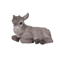 Hi-Line Gifts 11" Sitting Donkey Foal Outdoor Garden Statue