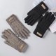 thumbnail image 3 of Manoplas de lana de doble capa para hombre y mujer, accesorio grueso y elástico, antideslizante, para ciclismo, pantalla táctil, cálido, para invierno, H96, 3 of 4