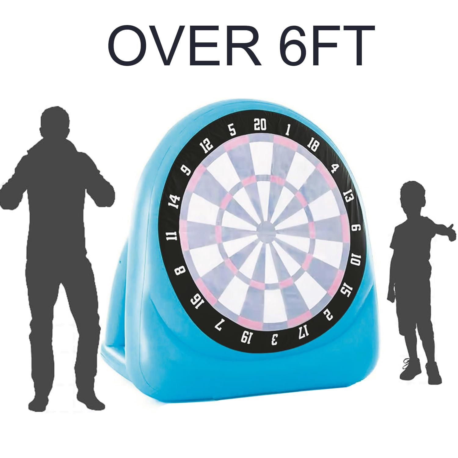 6ft  Inflatable Football Dart Board Sticky Soccer Balls Kicking Shooting Target Game Outdoor Sport Kick Dart Game Inflatable