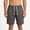 Dark Gray, variant on Mens Athleisure Shorts Waffle Weave Casual Drawstring Shorts Elastic Waist Summer Sports Shorts