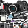 thumbnail image 1 of Canon EOS R50 V Mirrorless Camera with RF-S 14-30mm + 420-800mm Super Telephoto Zoom Lens + 256GB Memory Card + Backpack + Tripod + ZeeTech Accessory Bundle, 1 of 5