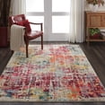 thumbnail image 6 of Nourison Celestial Abstract Pink/Multicolor 5'3" x 7'3" Area Rug, (5x7), 6 of 8