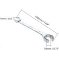 thumbnail image 2 of HUGFEGWE Clé à Écrou Évasé, 16 mm x 18 mm, Double Extrémité Ouverte Métrique, 2 Pcs CJB91-22300, 2 of 9
