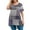 Purple, variant on TQWQT Plus Size Womens Tops 4x-5x Trendy Crewneck Tshirts Floral Print T-Shirt Short Sleeve Tops Loose Fit Casual Clothes for Women Blue 4XL