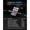 thumbnail image 3 of Pedal de efectos de guitarra LEKATO Amp Simulator EP-01 con True Bypass, 3 of 9