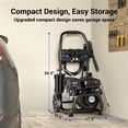 thumbnail image 6 of Efurden 3500PSI 2.3GPM Gas Pressure Washer, 209CC 7HP Engine, 4 Quick Connect Nozzles, 25FT Pressure Hose & Soap Tank, 6 of 10