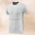 thumbnail image 2 of Men's Thin Summer Ice Silk Short Sleeve T - Shirt - Breathable for Running and Training, 2 of 5