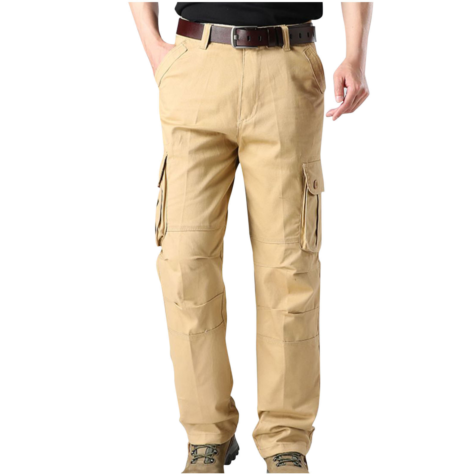 Pantalon Cargo Tactique Homme - Multi-poches, Stretch, Pour Travail, Randonnée, Militaire