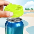thumbnail image 2 of Fundas para latas de refresco Hetenoyo, paquete de 4, reutilizables a prueba de fugas (azul y amarillo), 2 of 8