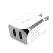 3-in-1 Chargers for Oppo Reno6 5G,A95, Oppo A54s, A56 5G, K9s, A55, F19s, K9 Pro, Reno6 Pro 5G (Snapdragon), Reno6, Reno6 Z, A16 (White) - 2.1Ah Car Charger + Home Charger Adapter + USB Cable