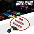thumbnail image 2 of Unique Bargains 1 Set 40A Mini Blade Stye Fuse 12 AWG Fuse Holder 12 Gauge Fuse Holder Blade Style Inline Fuse Holder, 2 of 6