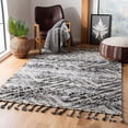thumbnail image 4 of SAFAVIEH Casablanca Gorden Geometric Shag Area Rug, Charcoal, 5' x 8', 4 of 10