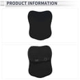 thumbnail image 4 of Almohada de reposacabezas de coche Unique Bargains, almohada ergonómica para el cuello, soporte para el cuello, poliéster, espuma viscoelástica, negro, 1 pieza para viajar., 4 of 7