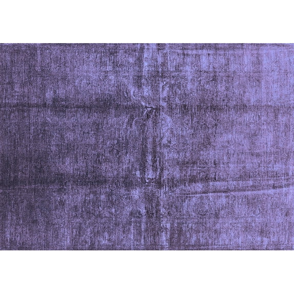 Ahgly Company Indoor Rectangle Oriental Blue Industrial Area Rugs, 2' x 4'