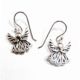 thumbnail image 1 of Vera 2S-6956E Sterling Silver Boy Angel Earring, 1 of 1