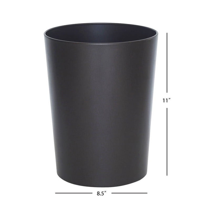 Mainstays Bronze Metal Bathroom Wastebasket, 2.2 Gal photo 4