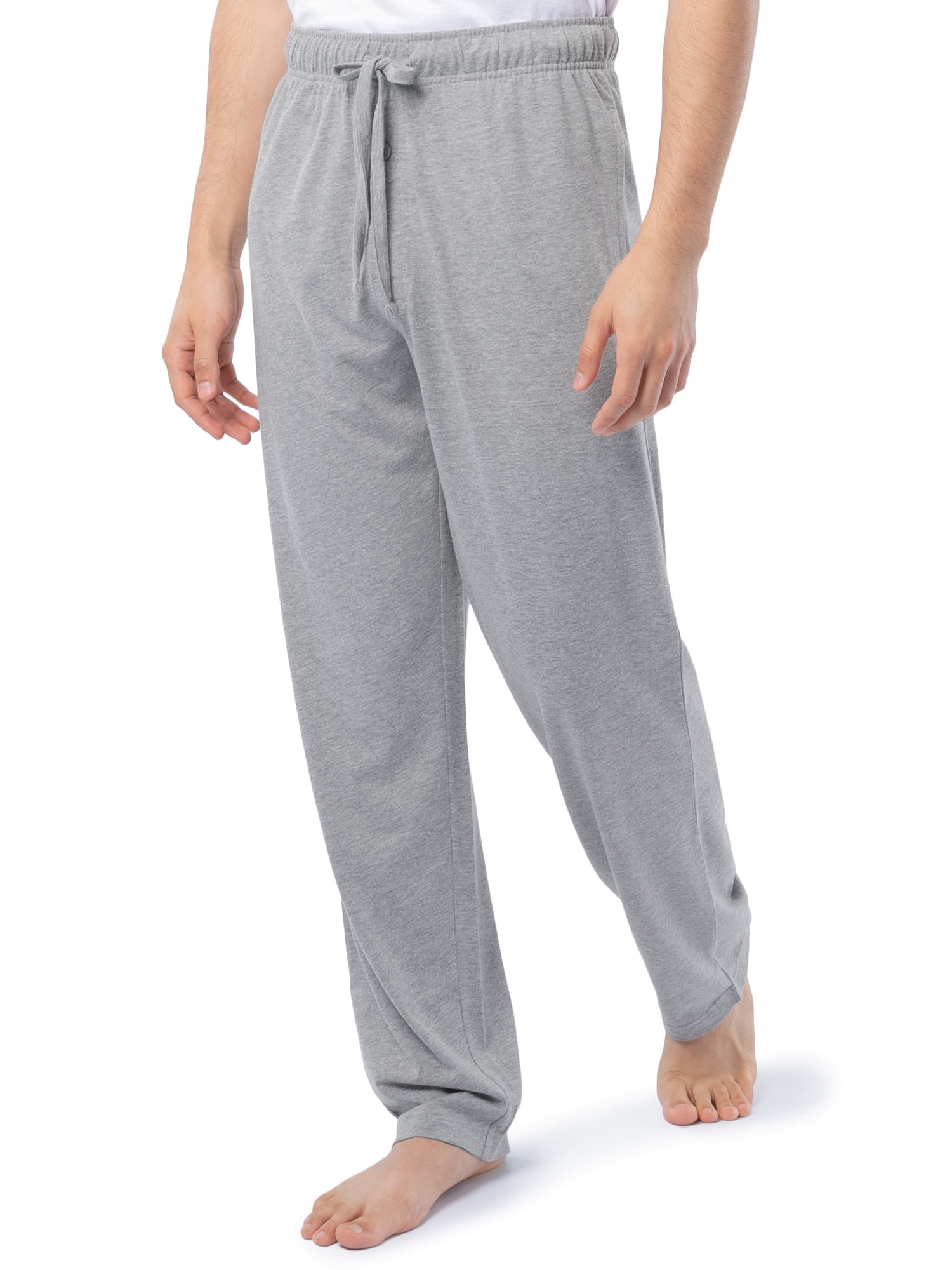 Fruit of the Loom Men's and Big Men's Jersey Knit Pajama Pants, Sizes S-6XL
