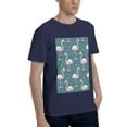 thumbnail image 2 of Bingfone Flamingo Men'S Loose Fit Short-Sleeve Pocket T-Shirt, 2 of 7