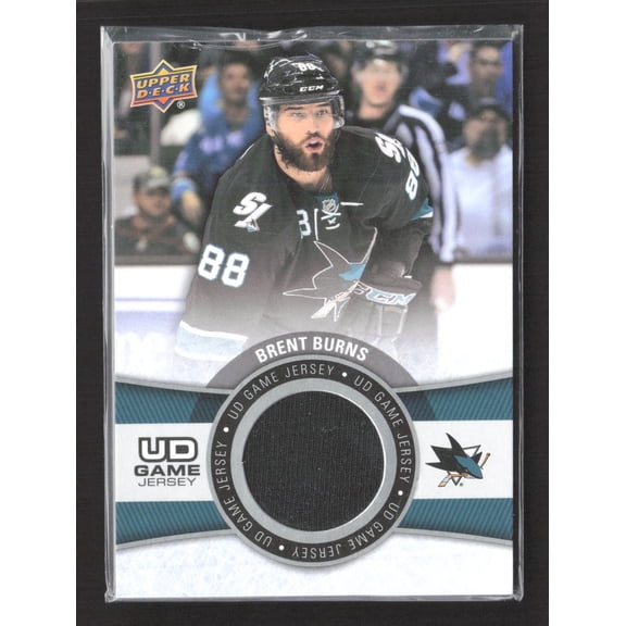 2015 Upper Deck Series One UD Game Jersey Brent Burns San Jose Sharks #GJ-BB