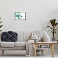 thumbnail image 2 of Stupell Industries Wavy Modern Green Forms Graphic Art Black Framed Art Print Wall Art, Design by Dina D'Argo, 2 of 7