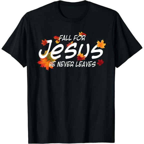 t-shirt Christian Sayings Gifts Halloween Fall For Jesus Religious T-Shirt mens t shirt，black，women，funny，misfits，men，journey