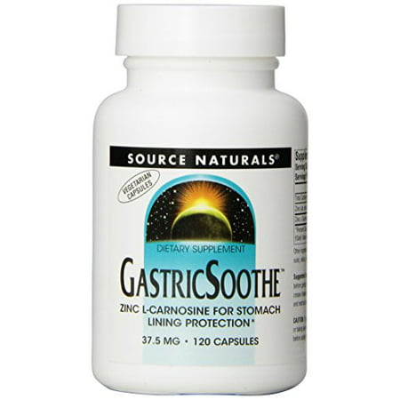 Source Naturals GastricSoothe, Zinc L-Carnosine for Stomach Lining (Best Natural Source Of Zinc)