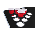 thumbnail image 3 of 8-Foot Beer Pong Table w/ Multi-Color LED Lights, Neon Dry Erase Markers, Cup Holes & Pong Balls - Black Erasable Surface, 3 of 8