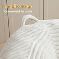 thumbnail image 4 of MDQMD 45"Oversized Bean Bag Chair Round with Armrests Corduroy Fabric 3 Pillows Comfy Lazy Sofa for Adults Giant Bean Bag Chair for Living Room Bedroom Gaming Reading Nook White, 4 of 9