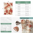 thumbnail image 6 of Red Ombre Tie Up Curtains for Windows, Adjustable Balloon Window Shades, Gradient Abstract Art Vintage Kitchen Window Treatments Adjustable Roll Up Curtain for Basement/Nursery 52"x45", 6 of 8