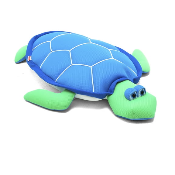 Big Joe Pool Petz Large Turtle Animal Pool Toy Float, Turtle Shape Mesh, Quick Draining Fabric, 3 feet