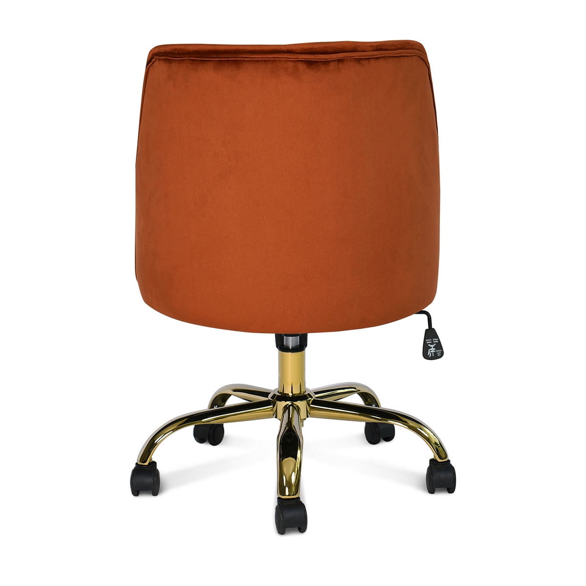 Kepooman High-Back Executive Office Computer Desk Chair, Velvet with Adjustable Height for Home Office/ Study/ Girls' Bedroom- Brown Kepooman High-Back Executive Office Computer Desk Chair, Velvet with Adjustable Height for Home Office/ Study/ Girls' Bedroom- Brown