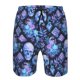 thumbnail image 3 of Balery Skull blue crystal flower Traje de Baño Estilo Hawaiano para Hombre, Shorts de Secado Rápido con Bolsillos-Small, 3 of 6