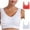 Watermelon Red, variant on Wireless Bras for Women,Womens Bras,Stretch Fabric,Breathable,Solid,Nylon,Spandex,Gray,2XL(US:12)