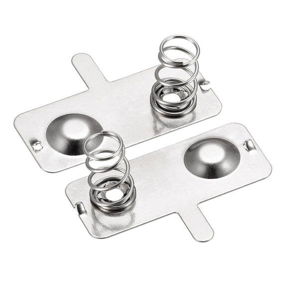 Battery Spring Plate AA Battery Contact Nickel Plate 28mmx12mm for DIY 20 Pcs