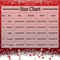 thumbnail image 4 of Craaazy Womens Shirts Christmas Printed Fashionable Loose Casual Long Sleeved Top Xmas Print Graphic Sweatshirt Gifts, 4 of 5