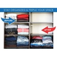 thumbnail image 6 of 16 Bags Combo: x8 LARGE Space Saver Vacuum Seal Storage Bag + x8 Organizer Travel Bags, 6 of 9