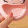 thumbnail image 6 of HCNTES Kids Slides for Girls Boys Toddler Quick Drying Beach Slides Toddler Pool Shower Flip Flops Slippers(Pink,7), 6 of 7