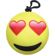 iscream X-Pressive! Emoji Mini Microbead Pillow Backpack Charm - Candy Scented Heart Eyes