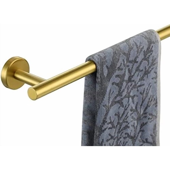 Bath Towel Bar Gold, 39 Inch 304 Stainless Steel Thicken 1mm Towel Rack Bathroom, Towel Holder Brushed Golden Wall Mount, Useable Length 36 Inch, TB110L36-BG