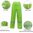 thumbnail image 4 of RainRider Rain Coat for Men Women Waterproof Lightweight Rain Gear Jacket with Pants Workwear (Hi-Vis,Small), 4 of 7