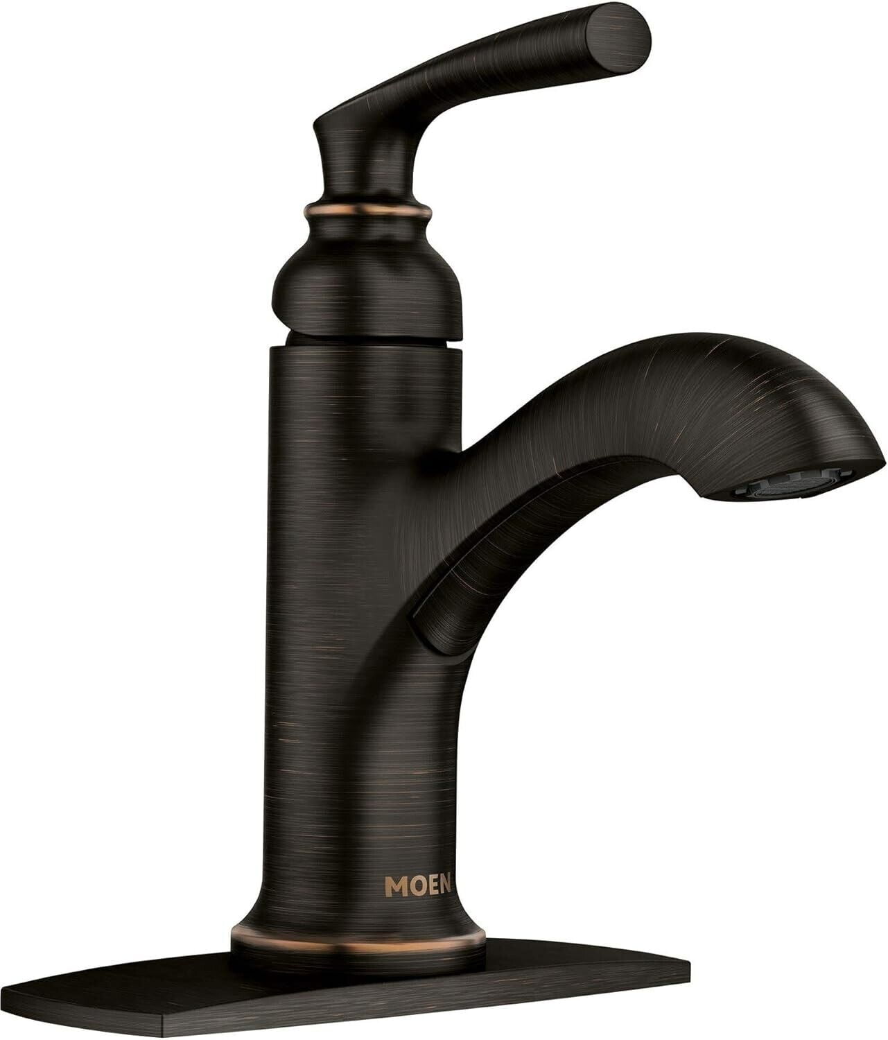 Moen 84535 Hilliard 1.2 GPM Single Hole Bathroom Faucet - Bronze