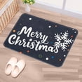 thumbnail image 5 of Christmas Polyester Non-Slip Machine Washable Bath Rug Outdoor Carpet Bath Rugs, 5 of 6